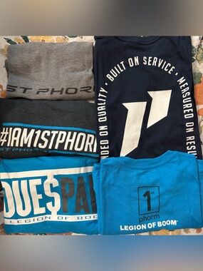 5 Pack - Men’s Medium - 1stPhorm T-Shirts